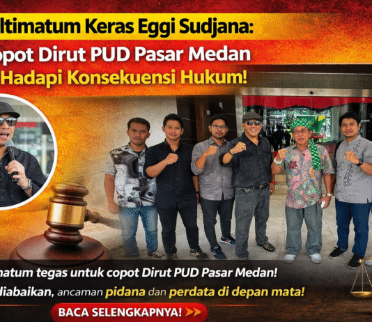 Ultimatum Keras Eggi Sudjana: Copot Dirut PUD Pasar Medan atau Hadapi Konsekuensi Hukum! Ultimatum Keras Eggi Sudjana